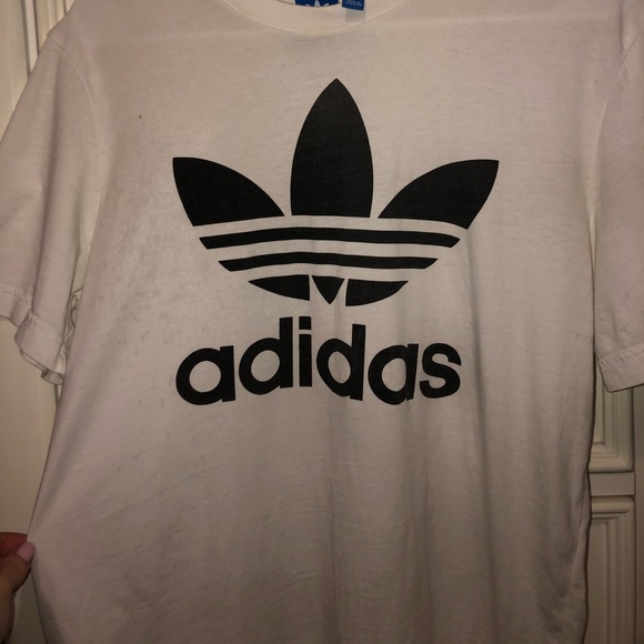 ORIGINAL Adidas White T-shirt - Picture 3 of 4